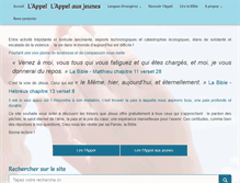 Tablet Screenshot of lappel-lappelauxjeunes.fr